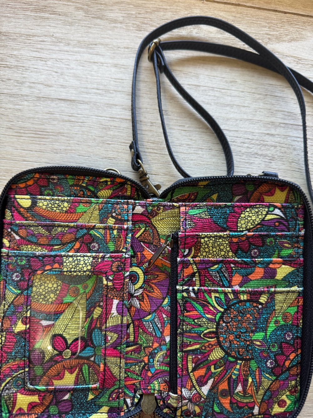 EUC Sakroots Boho Floral Crossbody Bag - Picture 4 of 7